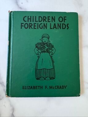Children of Foreign Lands hardback 1930’s vintage educational book Dutch Indian